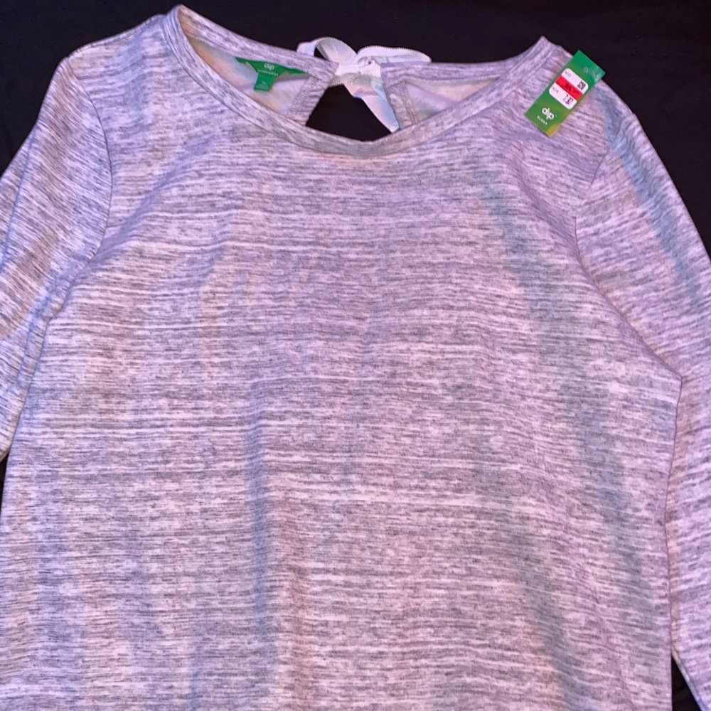 Gray sleep shirt